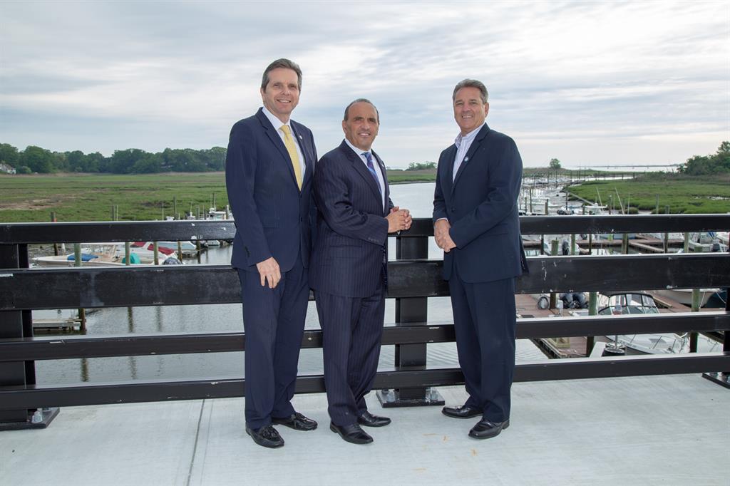 Monmouth County Freeholder Director Thomas A. Arnone, Freeholder Patrick Impreveduto and Freeholder Gerry Scharfenberger